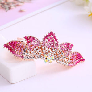 HAPPY00000 19 LC - C   9.5X3.5cm Crown Shape Hair Clip (Red, purple, and multiple colors)