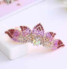 将图片加载到图库查看器，HAPPY00000 19 LC - C   9.5X3.5cm Crown Shape Hair Clip (Red, purple, and multiple colors)