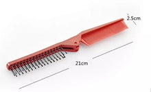 将图片加载到图库查看器，HAPPY00000 34 FHC - R   Anti-static Foldable Comb