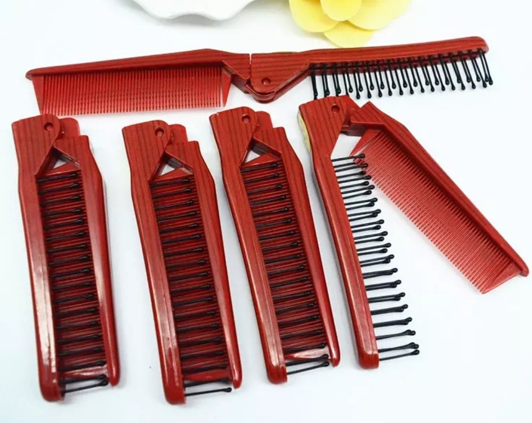 HAPPY00000 34 FHC - R   Anti-static Foldable Comb