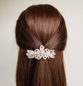 HAPPY00000 23 LC - F   10.5X3.9cm Flower Shape Hair Clip (Multiple color)